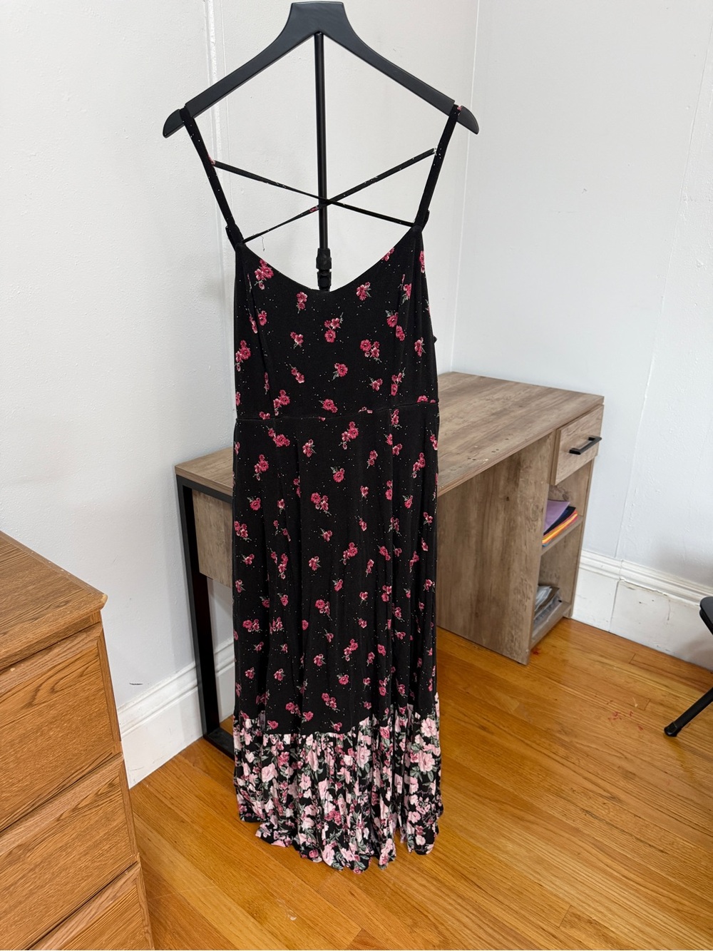 🌟 Retro Romance! Torrid x Barbie Floral Logo Maxi Dress